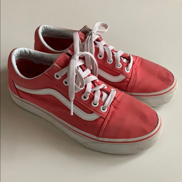 light red vans